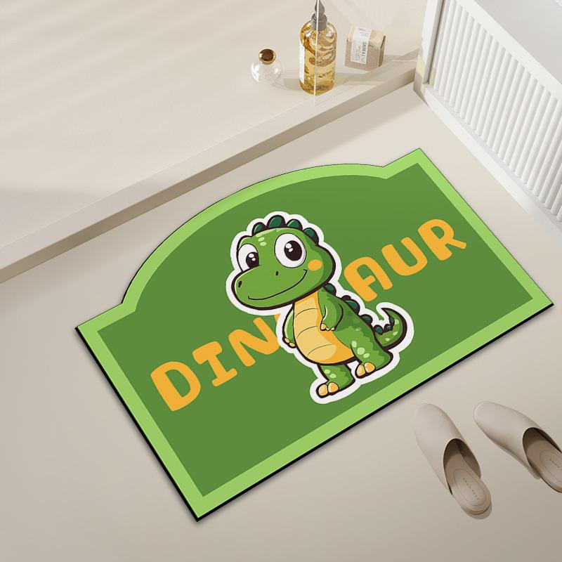 Toilet Diatom Mud Cartoon Household Absorbent Foot Mat Mat Toilet Mat Mat Home Mat Absorbent Non-slip