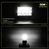 2PCS LED Light Bar Tow Hitch Hook Lights Bar 4x4 Off Road Ditch Lamp Spotlights Holder 12-24V Headlights for Truck Tractor Atv