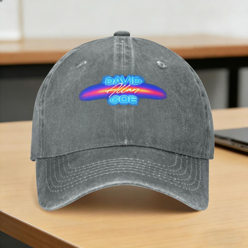 Washed Baseball Cap David Allan Coe Summer Trucker Hat For Couple Women Streetwear Hunting Camping Sun Baseball Caps