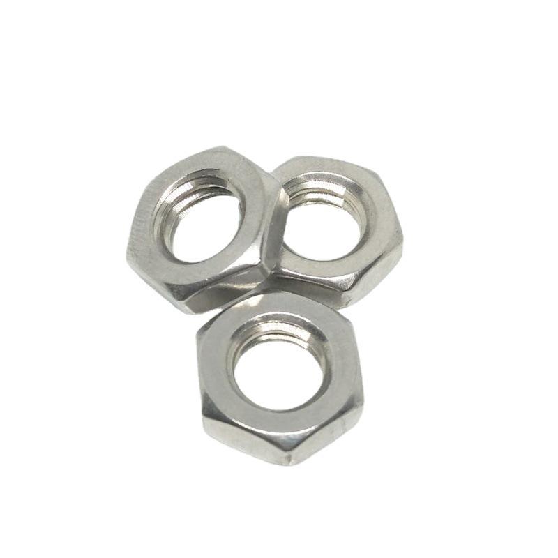 304 Stainless Steel Thin Hex Nut M3-M48: Hexagon Flat Nut