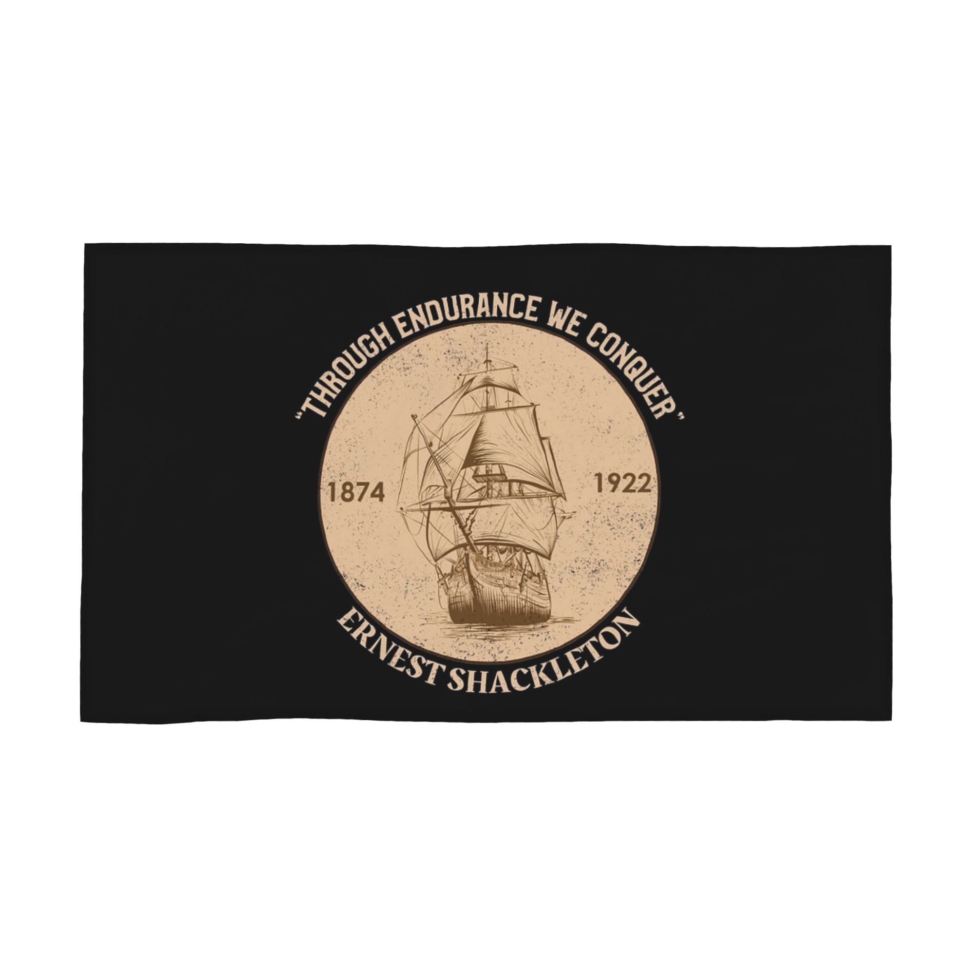 

Sir Ernest Shackleton - Through Endurance We Conqu Soft Face Towel Quick Dry Pool Bath Cotton Towels Absorbent Quick W30*H60(CM)