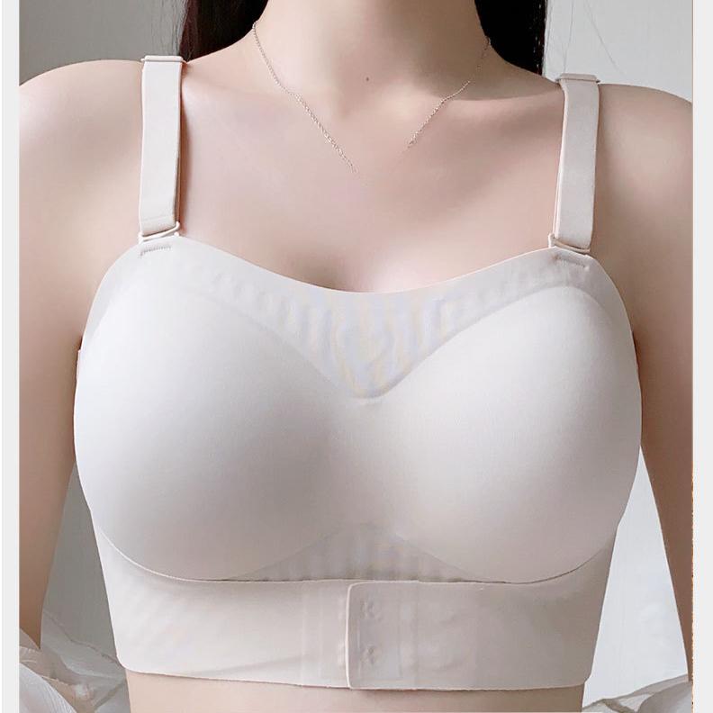 Non Marking Bra Women's Adjustable Large Strapless Bra Anti Slip Gathering Strapless Bra Strapless Bra Strapless Bra