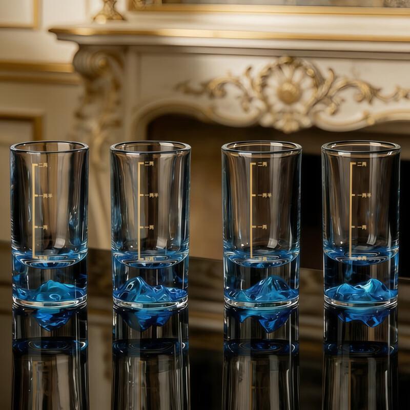 Набор стаканов и декантер для байцзю Shangqi Blue Mountain