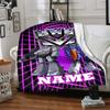 Love Transformers (11) Personalized Text Blanket Lightweight Personalized Blanket Durable Comfort Versatile for Nap Bed Office Home Decor