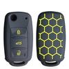 Silicone Case Key Cover Remote For Skoda Fabia Octavia A5 For VW Golf VI Polo Passat B5 3b Touran Caravelle Golf Plus Seat Ibiza