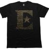 Men's Elton John E Logo T-shirt Small Black