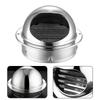Silver Vent Cap Stainless Steel Windproof Hemispherical