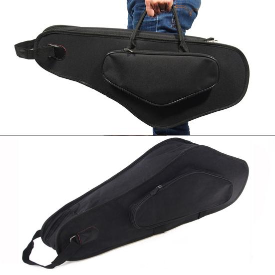 Saxophontasche Verschleißfestes Reißverschlussdesign Leichtgewichtige Eb Tenorsaxophontasche Koffer für Instrument