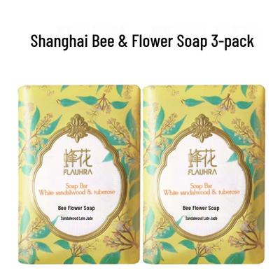 Bee Flower Vit Sandelträ Tvål