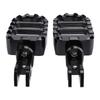Motorcycle Front Foot Pegs Slip Resistant Adjustable Height Aluminum Alloy Motorbike Footrest Metal 
