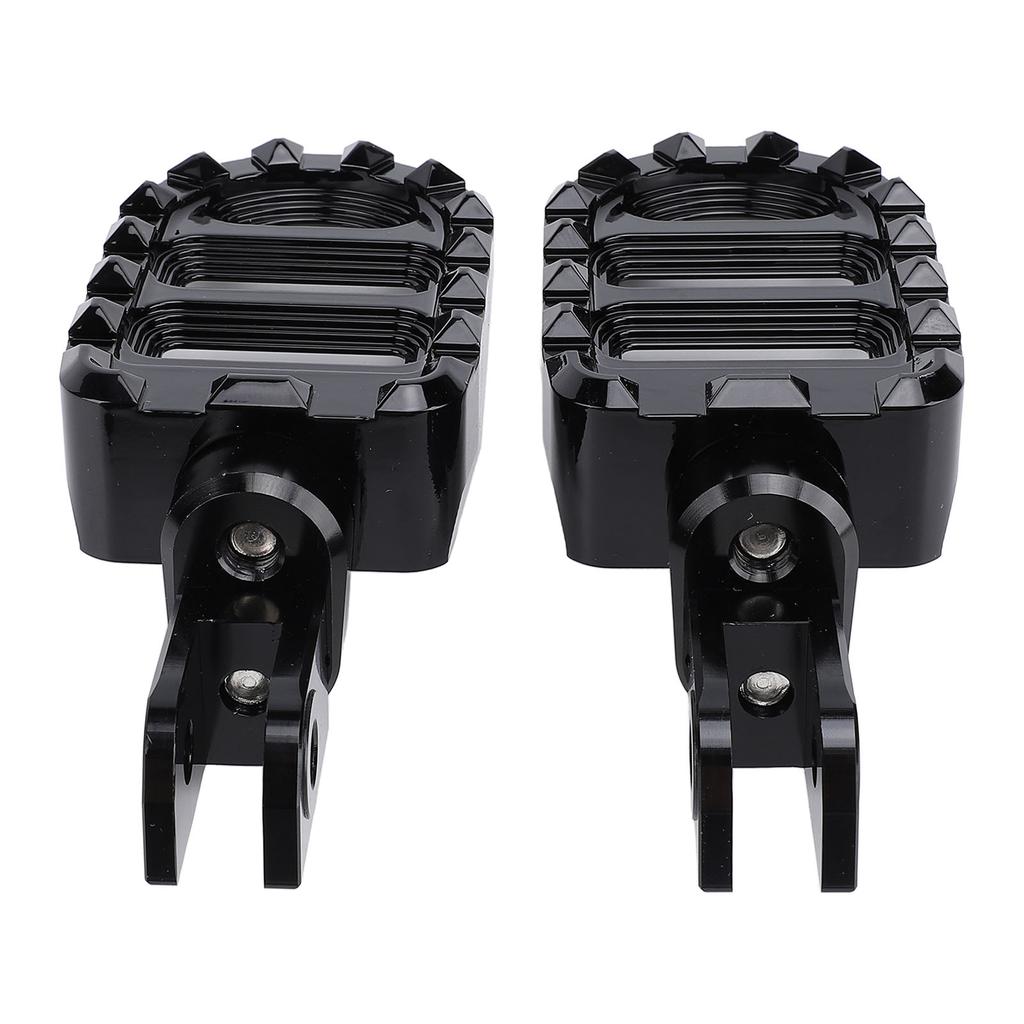 Motorcycle Front Foot Pegs Slip Resistant Adjustable Height Aluminum Alloy Motorbike Footrest Metal