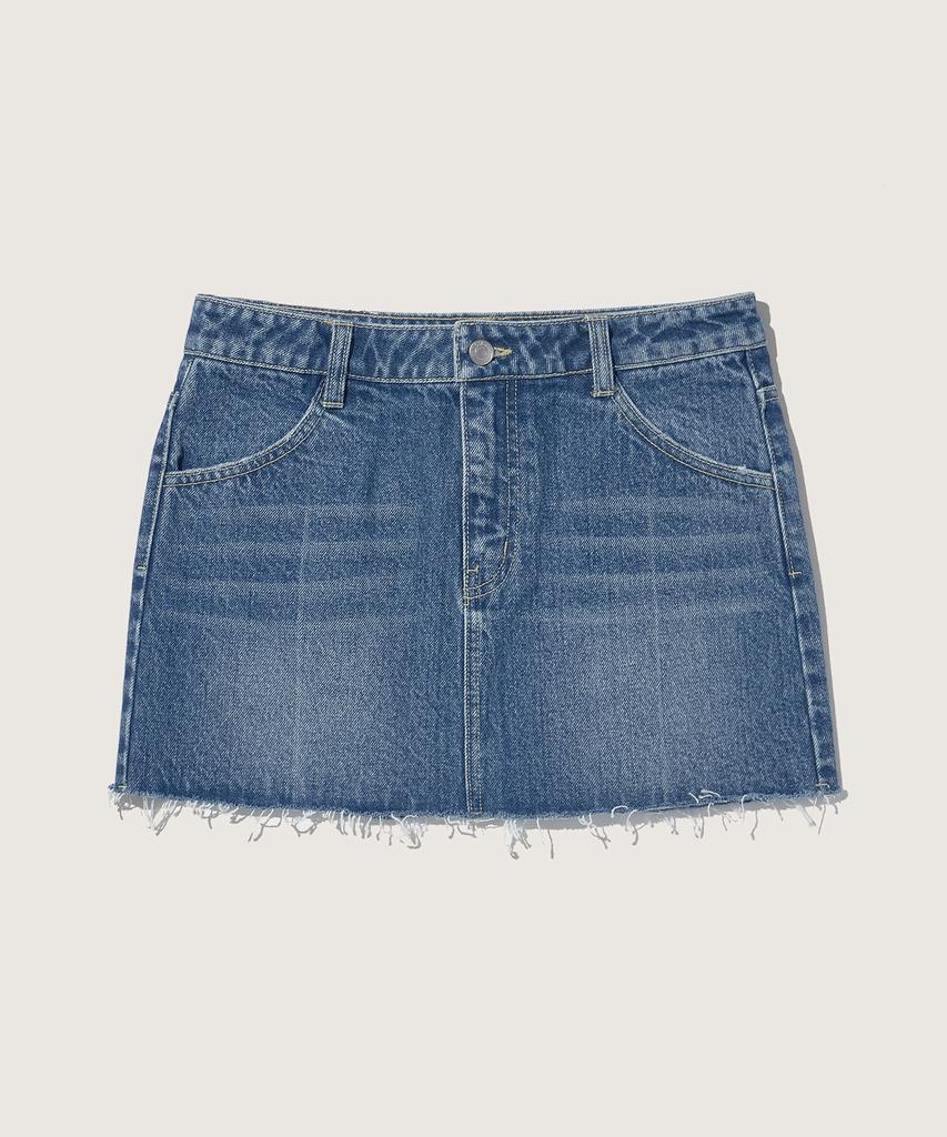Plack Woman Skirt M41 Mid Blue