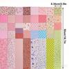 40Pcs Colorful Printed Precuts Fabric Jelly Rolls Sewing Material Cotton Patchwork Strips 6.5x50CM DIY Quilting Fabric Bundles