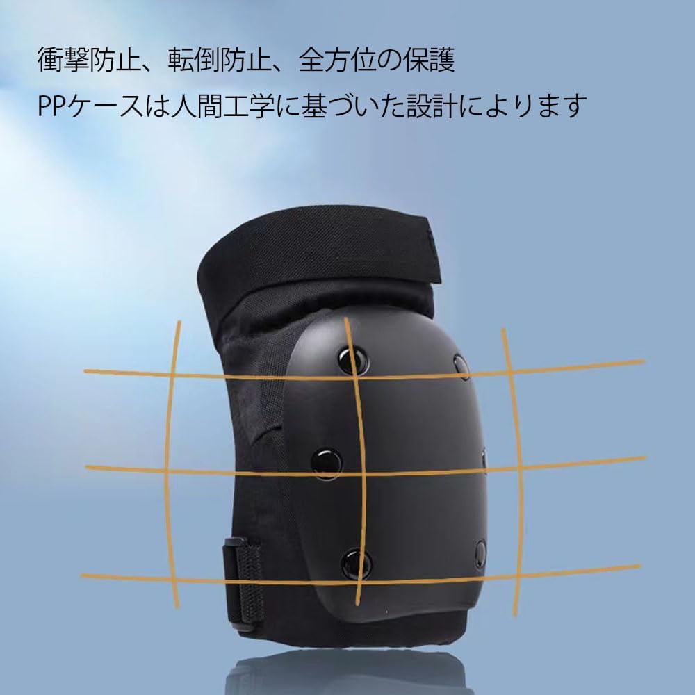 Cycling Knee Pads for Adults and Prevents Protects and Kick and Includes a Storage Available in Black and Sizes and M 6-Piece Kids, Injuries, Wrists,
