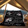 1pc Skull Couple Love Throw Blanket Polyester Fiber, Lightweight Flannel, Soft & Warm, All Season Use for Outdoor, Camping