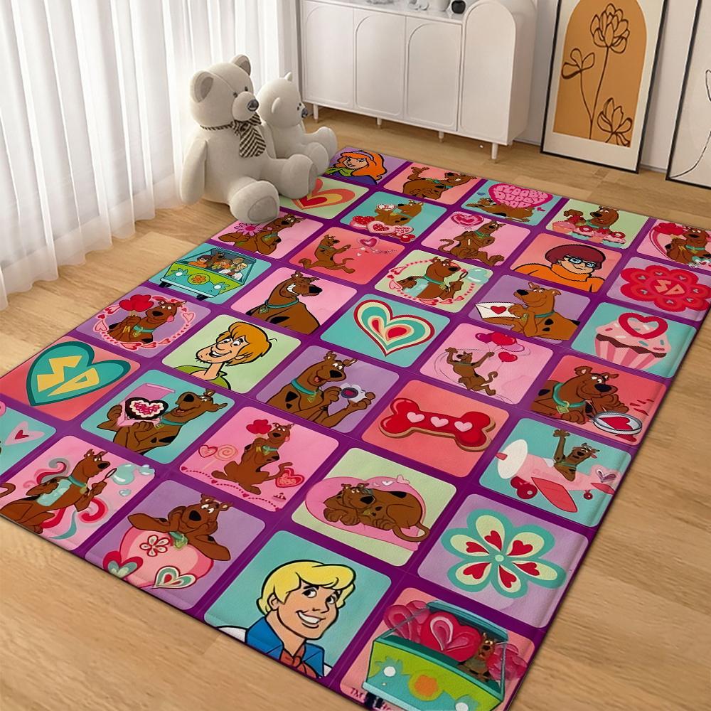 Mystery Inc Campfire Night Tales Printed Rug Soft Texture Nonslip Carpet For Kids Bedroom Play Area Home Decor Great Holiday Gift