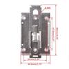 3 Pcs Single Phase SSR 35mm DIN Fixed Clip Clamp for w./