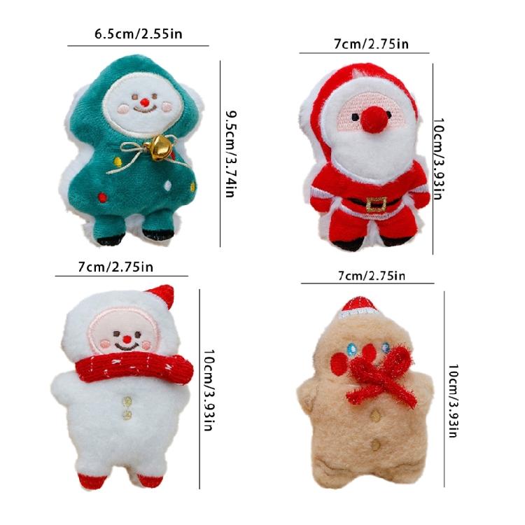 Christmas Brooch Pins for Women Lovely Badge Breastpin Santa Claus Lapel Pins Snowman Badge Pins