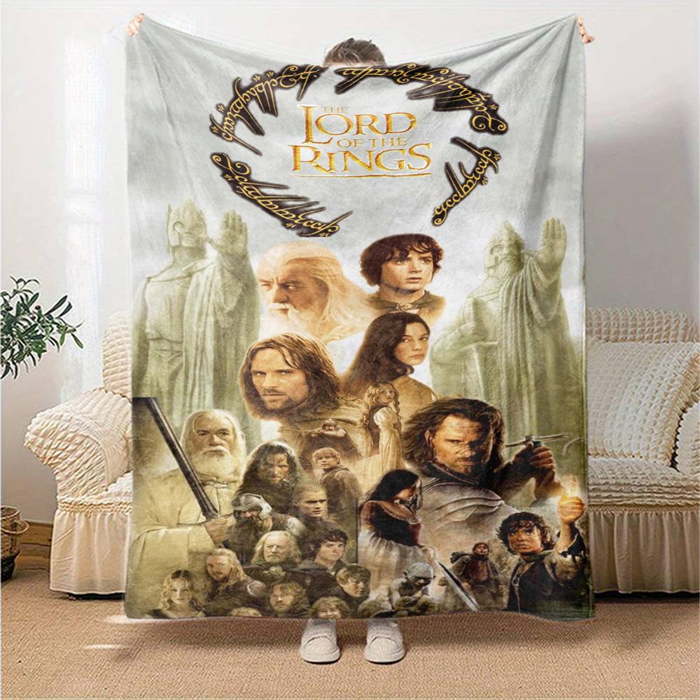 Lord Rings Blanket Soft Warm Cozy Perfect for Office Picnics Office Chair for All Occasions Warmthful Decor Birthday Christmas Gift Blanket