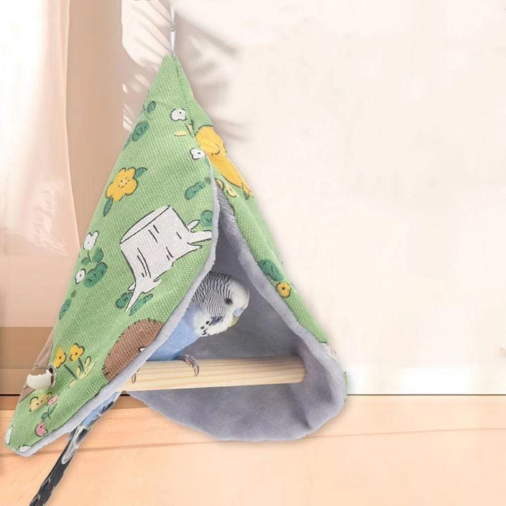 

Windproof Hanging Bird Tent Soft Parrot Cotton Nest Cute Bird Hammock Winter