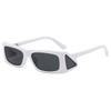Luxury Personality Rectangular Leopard Print Women Sun Glasses Y2K Fashion Punk Retro Side Lens Outdoor Men Sun Glasses UV400