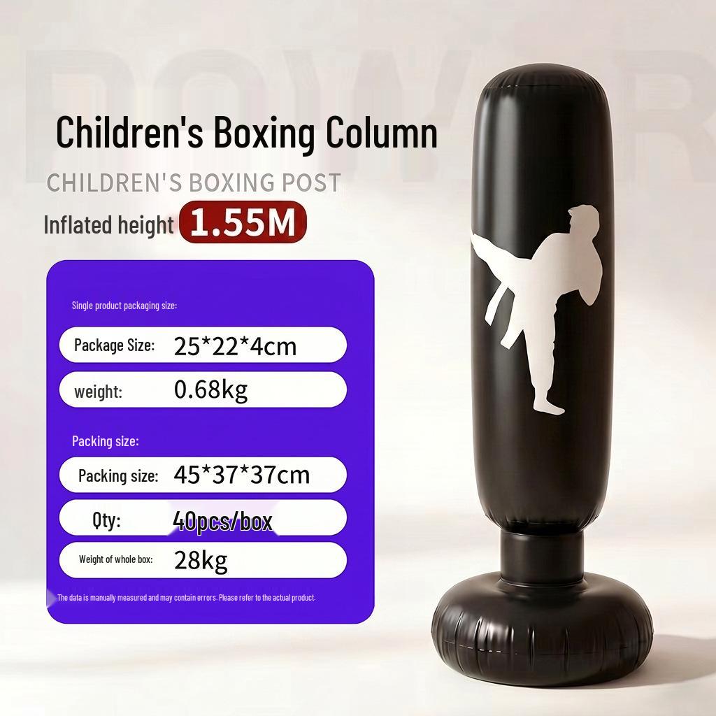 PVC Parent-Child Interactive Inflatable Boxing Tumbler Toy for Home & Outdoor Use