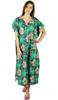Bimba Button Down Cotton Kaftan Nursing Mothers Nightwear Dress Baby Shower
