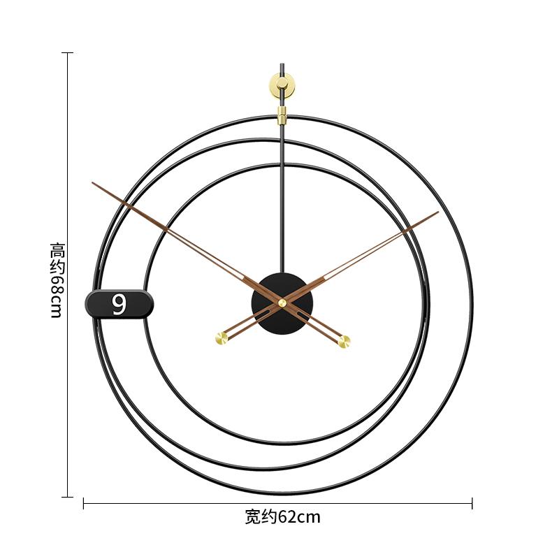 Luxury Silent Clocks Wall Home Decor Large Wall Clock Modern Design Watch Clock Mechanism Living Room Home Decoration Gift Ideas