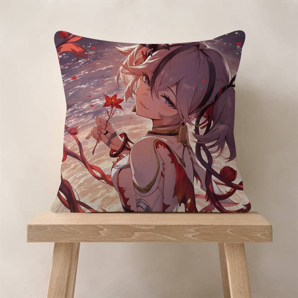 Games Wuthering Waves Pillow Cover Sofa Cushion Cover Home Room Decoration Children Gift