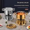 Huihuang 304 Stainless Steel Mini Hot Pot with Alcohol Stove