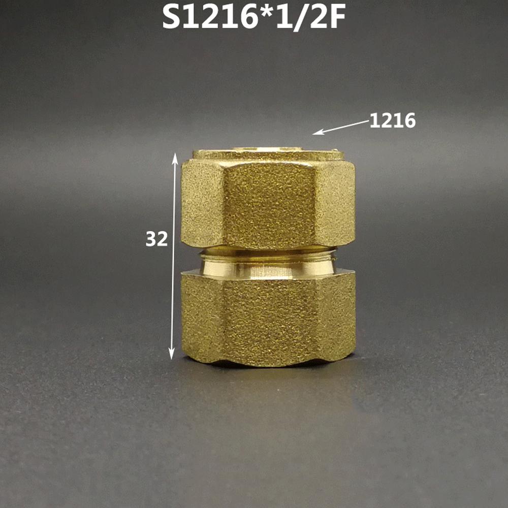 DN15 DN20 Male/Female Thread Straight Pex Pipe 1216/1418/1620/2026/2632 Fitting Aluminum Plastic Pipe Fittings