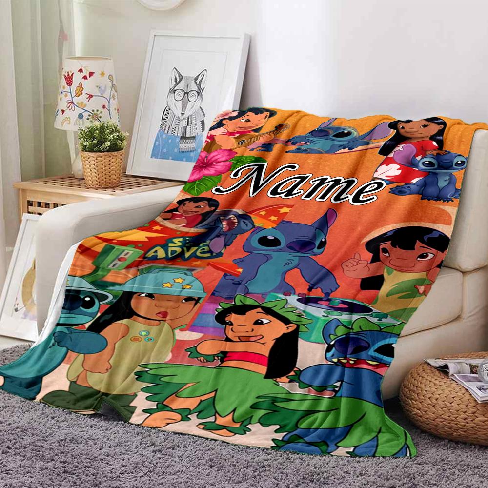 Custom Name Love Sky blanket for Couch & Bed, Plush Cozy Fuzzy Blanket Super Soft & Warm Blankets for Fall and Winter. 0908332