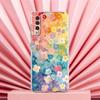 Phone Case For Samsung A56 A36 A26 A24 A16 A14 A12 A32 A50 A70 A22 A40 A34 A54 A42 A52 5G A04s A06 Cover Summer Colorful Flower