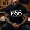 Unisexs Crew Neck Short Sleeve T Shirt Vintage 1976 Limited Edition Graphic Tee Classic Born Year Casual Unisexs Tops For Gift Wear