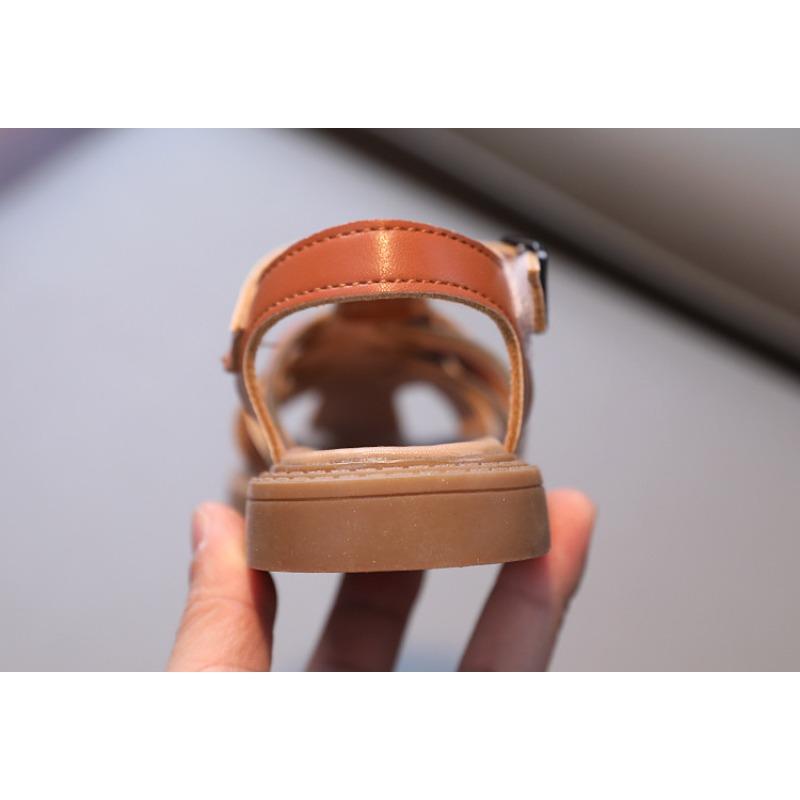 Summer Children's Sandals, Unisex Closed-Toe Anti-Collision Beach Shoes, Soft-Soled Fashion Roman Sandals, Korean Style.