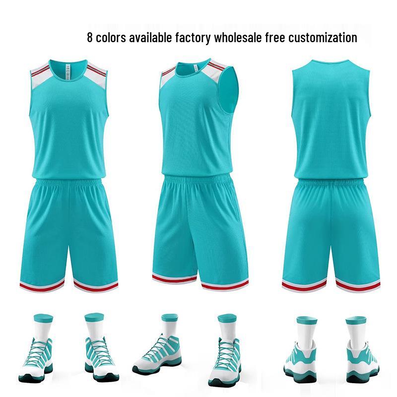 Children's Basketball Quick-Dry Jersey Set for College Competition
