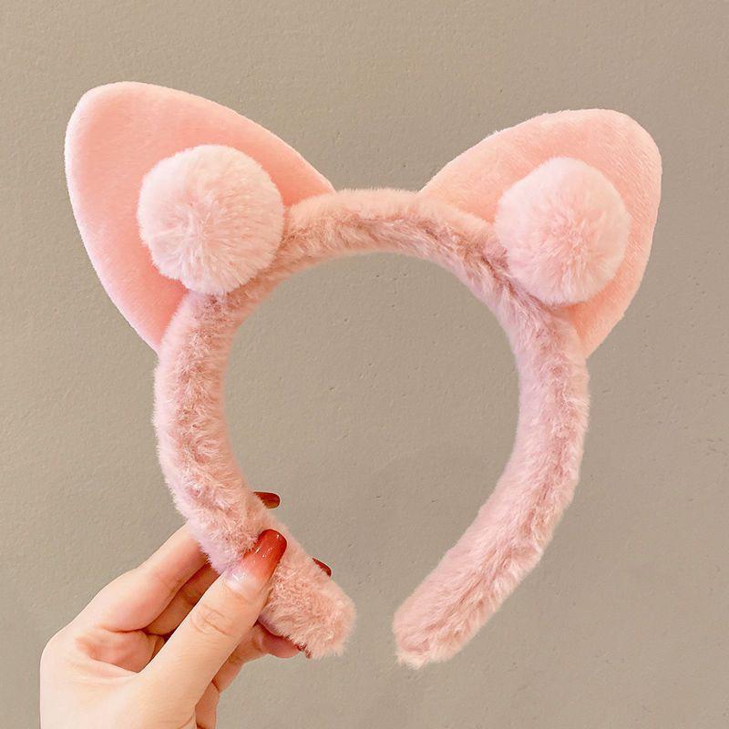 Adorable 2024 Cartoon Hair Tie & Plush Headband Set for Women - Cute Hair Accessories & Gift