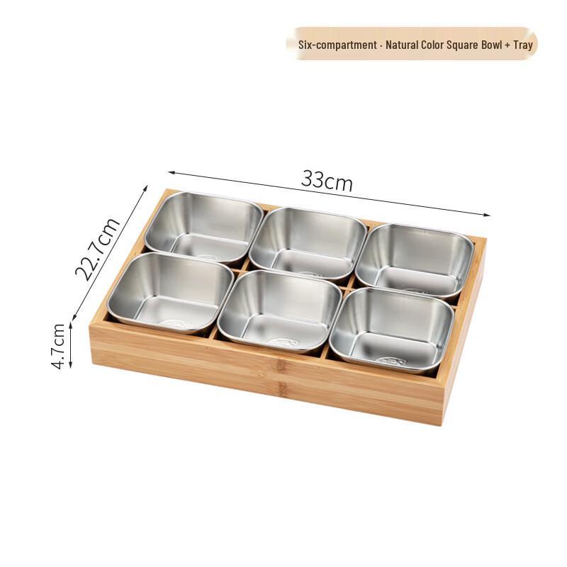 Abschnittsweiser Hot Pot & BBQ Servierteller im japanischen Stil