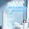 Anti Direct Blowing Air Conditioner Windshield Expandable Scalable Air Guide Plate  Pregnant Women
