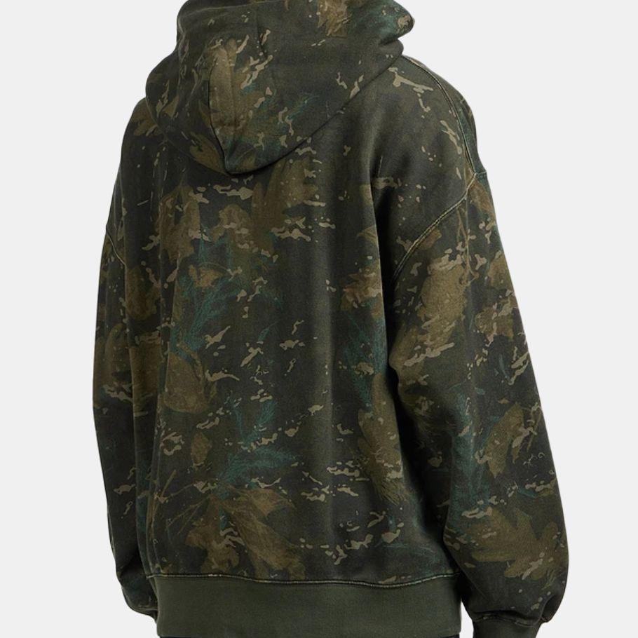 Carhartt WIP Hooded Benton Sweat Jacket All Over Print Loose Fit Zip Long Sleeve Jacket Men jackets I035437-38T-GD