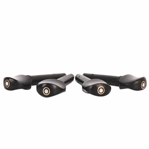Violin Tuning Pegs, Fiddle 4/4 Wooden Tuner Pegs, Replacement Accessories for Violins, Black, 4 Pieces/Set. Creative, High Quality, and Durable. Worth