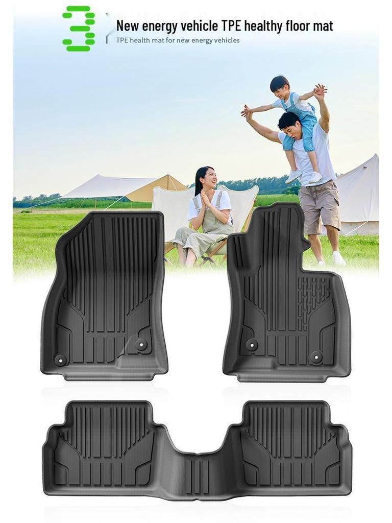 TPE All-Weather Floor Mats & Trunk Liner for 2019-2025 Mazda3/CX-30