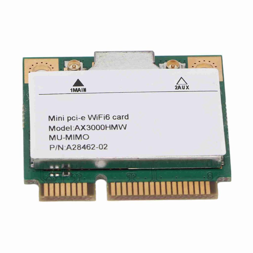 Mini PCIE Network Card Wifi6 3000Mbps High Speed Wireless Wifi Card 802.11ax Ac 2.4G 5Ghz Network Card Adapter