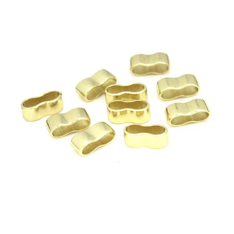30Pcs Metal Charms Slider Spacer Beads/Big Double Hole Stopper Beads Accessories for Leather Bracelet Jewelry Making Accessories