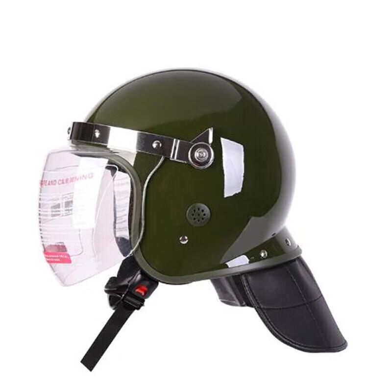 Zushuo Military Green Anti-Riot Helmet with Curved Visor