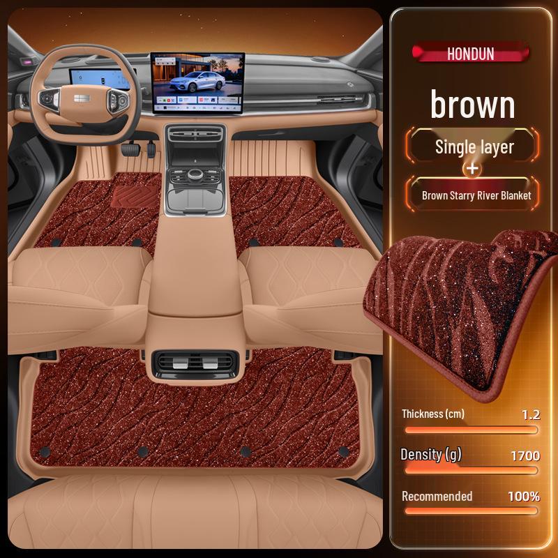 Floor Mats for Geely Galaxy A7 (2025) - TPE Car Interior Modification Accessory