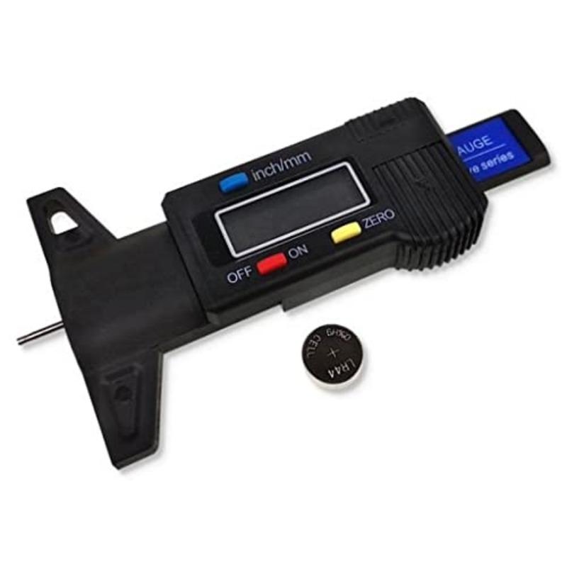 0-25.4mm Digital Tire Tread Gauge with LCD Display and Suitable for Operation At 0-40°C for Cars, Vans, Motorcycles, Trucks