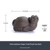Zisha Dragon Turtle Tea Pet Ornament