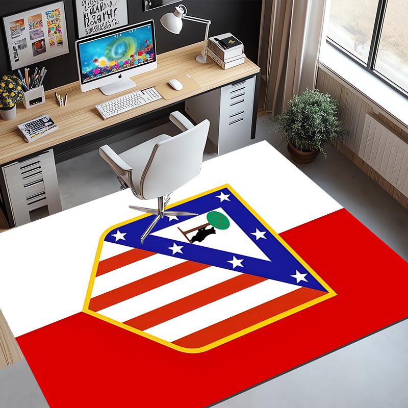Football Club Pattern Rug, Indoor/Outdoor Mat, for Picnic, Gameroom, Bedroom, Office, Living Room, Home Decor Carpet, Birthday Gift