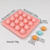 Porous Round Ice Cube & Cake Silicone Mold